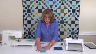 How to Piece the Ocean Breeze - Block #3 (Isosceles Triangles) - Sizzix