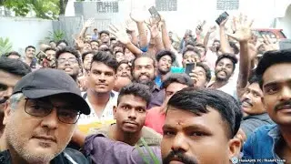 Thala Ajith first time taking selfie with fans _ N(720P_HD)