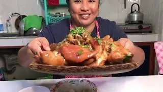 Yummy cooking pig legs with Coca-Cola recipe | Dary Cooking