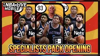 93 OVR Specialists Master Select Packs & Specialists Pack Opening !! | NBA LIVE Mobile 21 S5