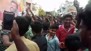 VISWASAM TRAILER CELEBRATION IN MADURAI #AADVIK AJITH FANS - MADURAI