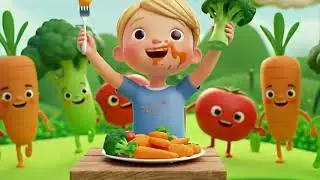 kıtır🥕🥦 Kıtır Kıtır Havuç! | Neşeli & Eğitici Çocuk Şarkısı | Sebzeleri Öğreniyoruz