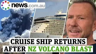 White Island: Cruise ship returns to Sydney following volcano blast