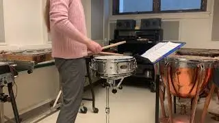 [L]tude, from [A]tudes for Snare Drum - Caleb Pickering -- Daisy Waters