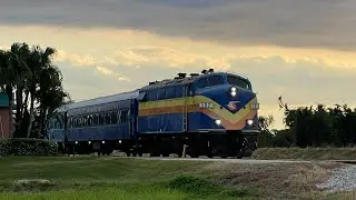 Trains and Planes with Seminole Gulf Railway&rsquo;s Christmas express train in Fort Myers Florida!