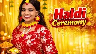 💛 Haldi Ceremony Highlights | Beautiful Bride Haldi Look | Wedding Shoot 2026