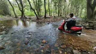Chennai to Sadasiva kona &bull; Off-road trail &bull; Crossing stream