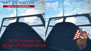IL2 BoS. WTF moment on Wings of Liberty server.