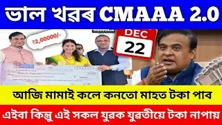 Today Mukhyamantri atmanirbhar abhijan 2.0 Final Date release/Good news CMAAA 2.0/New update 