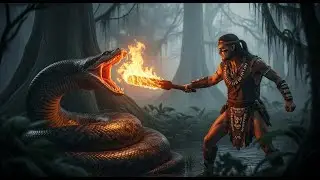 Survival Epic: The First Encounter: Prehistoric Hunters Face a Giant Serpent in the Deadly Swamp