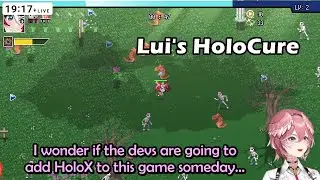 Lui's Reaction When Trying HoloCure Game Mechanics and Imagining Her Weapon if She's in the Game