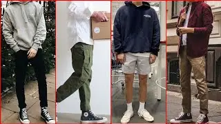 Converse outfits for boys // boys summer outfits ideas // stylish casual outfits for men