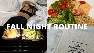 FALL NIGHT ROUTINE 2020: cozy + relaxing