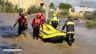 Maltempo, alluvione nel trapanese: strade allagate, in azione due elicotteri