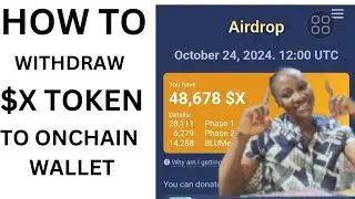 How to send your X token to on chain wallet