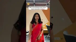 Saree Is Not A Joke Brother | #shorts #chaibisket #girlformula #telugu #girls #whatsapp