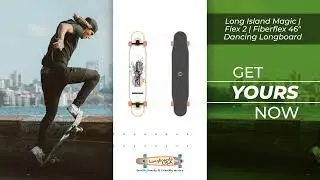 long island magic flex 2 fiberflex 46 dancing longboard