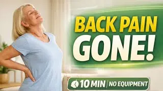 10 Minute Morning Stretch for All Day Back Pain Relief (No Equipment)