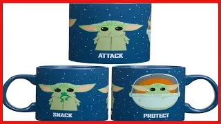 Star Wars The Mandalorian Baby Yoda Jumbo Coffee Mug &ndash; 20oz Ceramic Cup for Fans