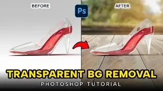 Remove Transparent Object Background in Photoshop 2026 | Pro Masking Tutorial #RajnikGraphicLab