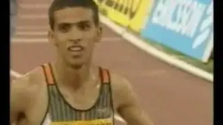 Record du monde du 1500m masculin : Hicham El Gerrouj (3'26