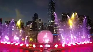 Christmas Water and Light Show | Crown Promenade, Southbank, Melbourne | Amazing Australia | 2024