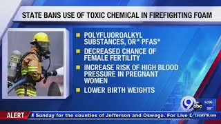 New York bans use of toxic chemical in firefighter foam