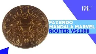 Multivisi | Router VS1390 | Criando Mandala Marvel em MDF