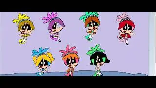 The Powerpuff Girls in Brasil Carnaval Style Speedpaint PPG Speedpaint
