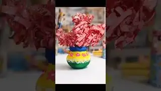 Sabse Easy Pot Painting #PotPainting #DIYCrafts #FlowerPotDesign #HandPainted