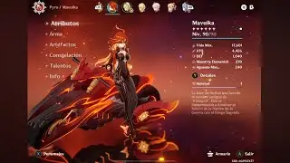 Popular Team Vaporized #Furina #Xilonen #Maviuka #Bennett (really bad rotation lol) Build Mavuika