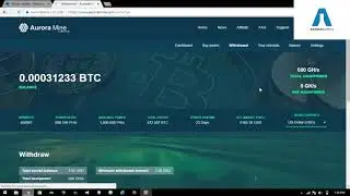 Aurora Mine LIVE Withdraw 2nd proof | aurora mine to bitcoin