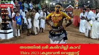 Thadathil Sree Karivilli Kavu/Chalilthazham/തടത്തിൽ ശ്രീ കരിവില്ലി കാവ്/കുലവൻ വെള്ളാട്ട്/Thira 2023