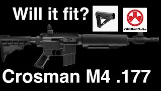 Crosman M4 177 with magpul moe stock
