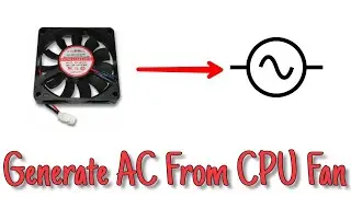 Make Aternator using Computer Fan | AC Generator
