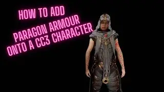 How to take Epic UE4 Paragon armor onto CC3 Character using blender Tutorial