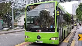 [車内撮影走行音] (その1) SMB92U 951E is usually not this fast / smooth after buyong road メルセデスベンツOC500LE 2009