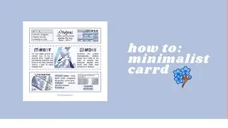 minimalist & easy; simple carrd tutorial