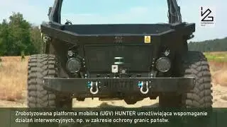 Polish company ŁUKASIEWICZ PIAP unveils a Hunter UGV