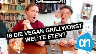 HOE SMAAKT DE VEGAN GRILLWORST VAN DE ALBERT HEIJN? | De Vlogmannen #93
