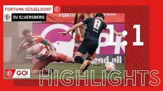 HIGHLIGHTS | Fortuna D&uuml;sseldorf vs. SV Elversberg 1:1 | Remis trotz Chancenwucher