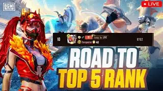 #1 INDIA SERIOUS RANK PUSH | TOP 5 KAB HOGA? | PLAYING WITH @LucyiisLIVE   ID  | LUCY IS LIVE BGMI