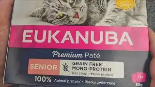 EUKANUBA Senior Katzenfutter nass getreidefrei, gutes Nassfutter, schmeckt meinen Katzen sehr gut, a