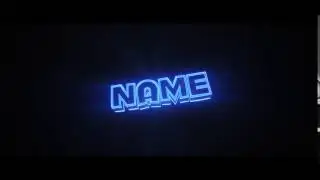 FREE 2.5D New Blue Colourful Sync Intro Template - Blender #6 (NAME)