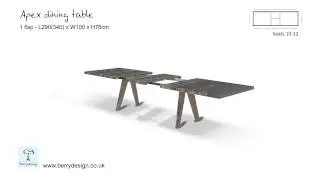Apex extending dining table