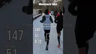Trail Shoes vs Snow ❄️ Racing a 10k on Ice #running #winter #fail