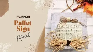 DIY Fall Decor: Easy Pallet Sign Tutorial with Pumpkin Cutout