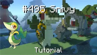 How to build a Pok&eacute;mon Snivy in Minecraft (Tutorial)