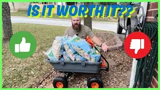 🛒 Garvee 800 LB Garden Dump Cart Review | Honest Dad Yard Work Test