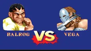 Balrog Vs Vega Street Fighter ll (Hardest) Battle Match (Street Fighter Lovers)